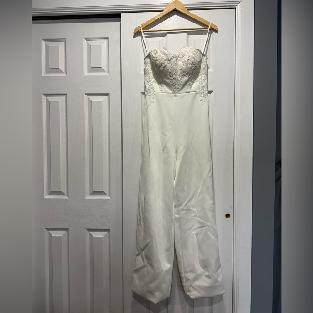LULUS BRIDAL JUMPSUIT